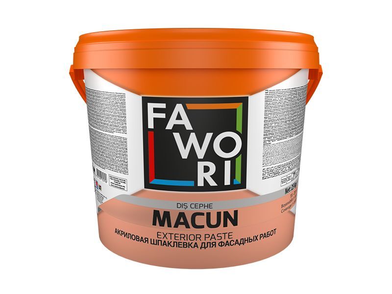 Fawori Dış Cephe Macunu 25 Kg