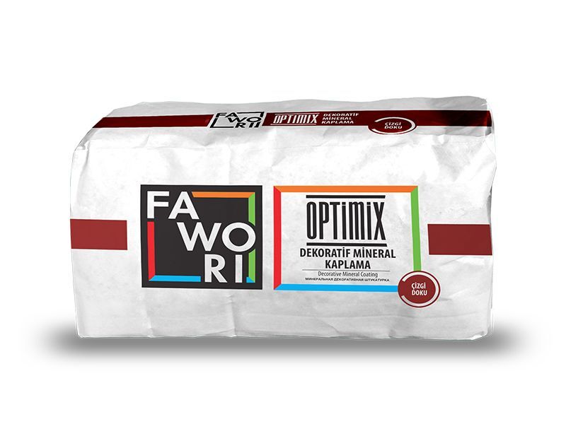 Fawori Optimix Dekoratif Kaplama (Çizgi Dokulu) 25 Kg