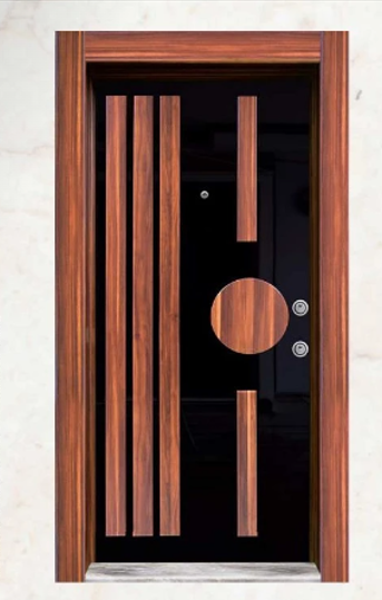 Şamdan Door Çelik Kapı Model No:1001 / Pvc Embossed
