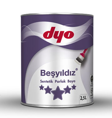 Dyo Beşyıldız Sentetik Parlak Boya