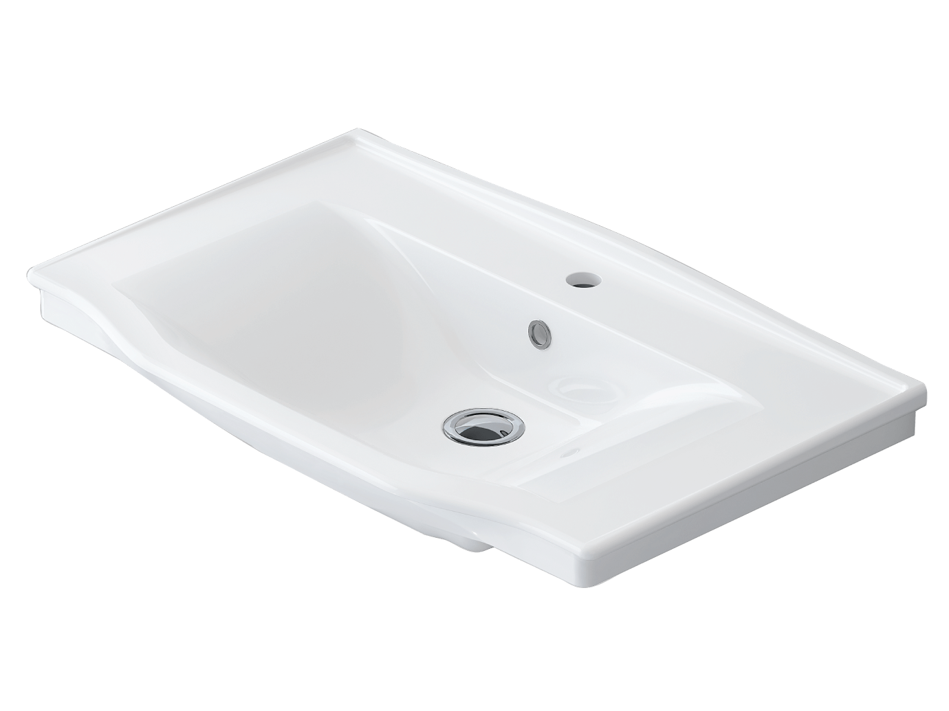 Noe Classic Tezgah Üstü / Dolap Uyumlu Lavabo (50x80 cm)