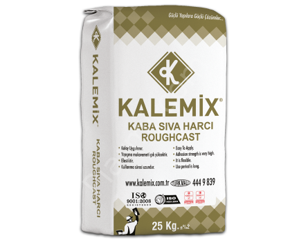 Kalemix Kaba Sıva Harcı Beyaz Renk 25 Kğ