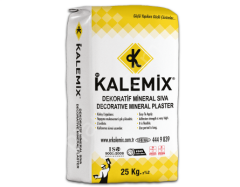 Kalemix Dekoratif Mineral Sıva Beyaz 25 Kğ