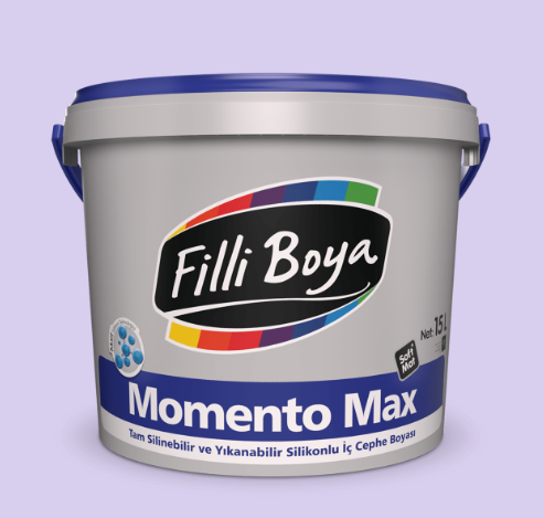 Filli Boya Momento Max Silikonlu İç Cephe Boyası Lila - 15 Lt