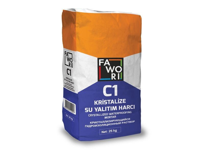 Fawori C1 Sürme Su Yalıtım Harcı 25 Kg