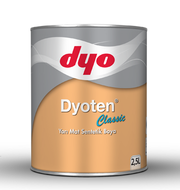 Dyo Dyoten Classic Yarı Mat Sentetik Boya 15 LT - Portakal