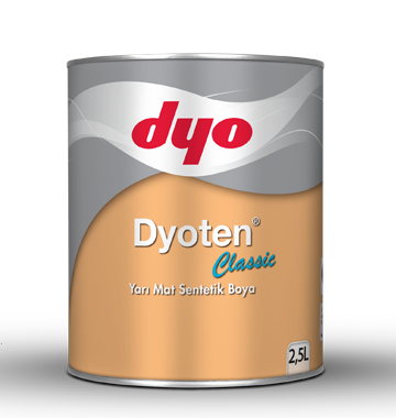 Dyo Dyoten Classic Yarı Mat Sentetik Boya 15 LT - Oksit Sarı