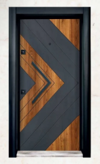 Şamdan Door Çelik Kapı Model No:1009 / Pvc Embossed