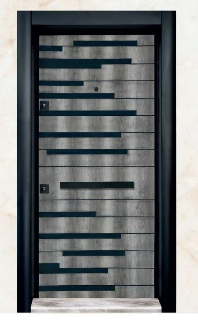 Şamdan Door Çelik Kapı Model No:1015 / Pvc Embossed