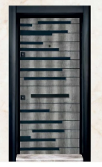 Şamdan Door Çelik Kapı Model No:1015 / Pvc Embossed