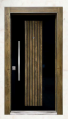 Şamdan Door Çelik Kapı Model No:1017 / Pvc Embossed