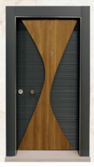Şamdan Door Çelik Kapı Model No:1031 / Pvc Embossed