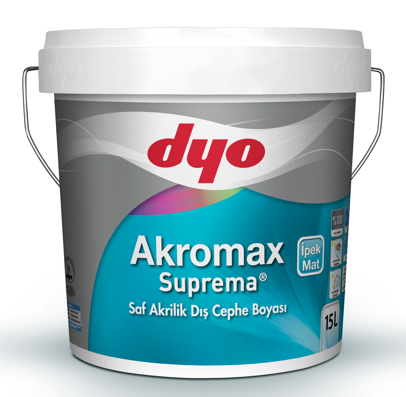 Dyo Akromax Suprema Saf Akrilik Dış Cephe Boyası Lea - 7.5 Lt