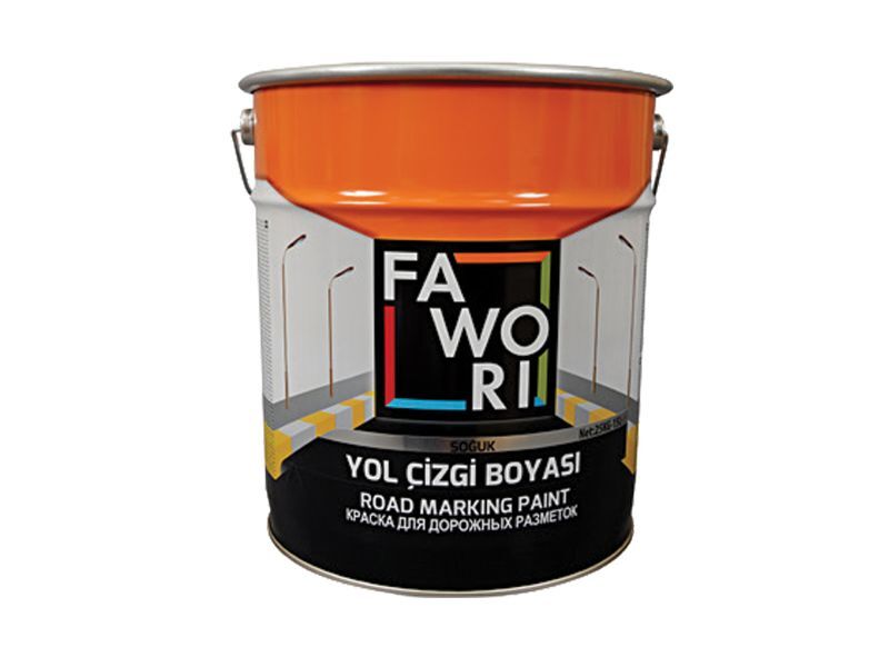 Fawori Soğuk Yol Çizgi Boyası 25Kg Beyaz Renk