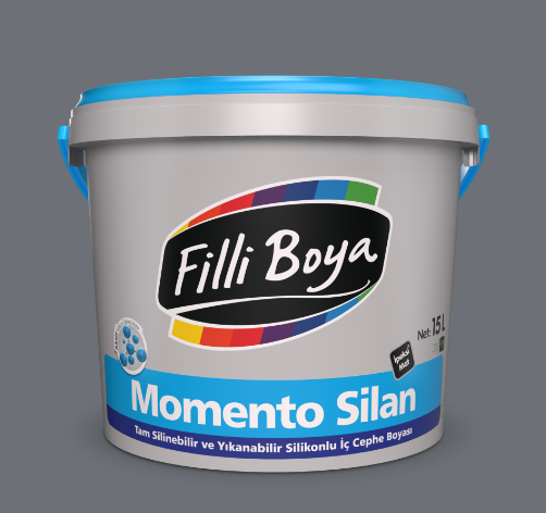 Filli Boya Momento Silan Silikonlu İç Cephe Boyası 100ML (Deneme Boyu) - Andezit 65