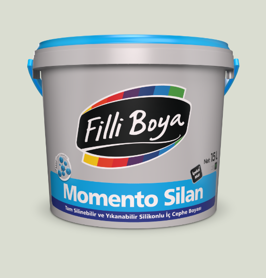 Filli Boya Momento Silan Silikonlu İç Cephe Boyası 7.5 Lt - Yağ Yeşili