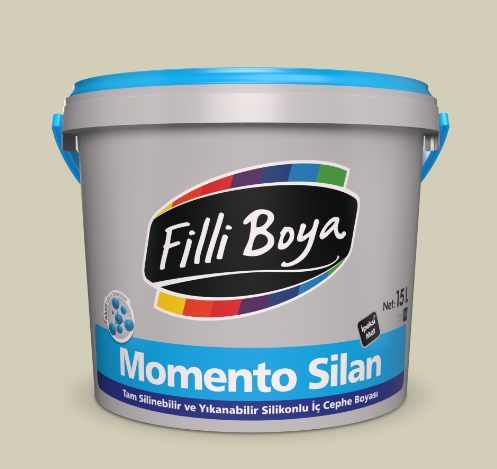 Filli Boya Momento Silan Silikonlu İç Cephe Boyası 2.5 Lt - Haki